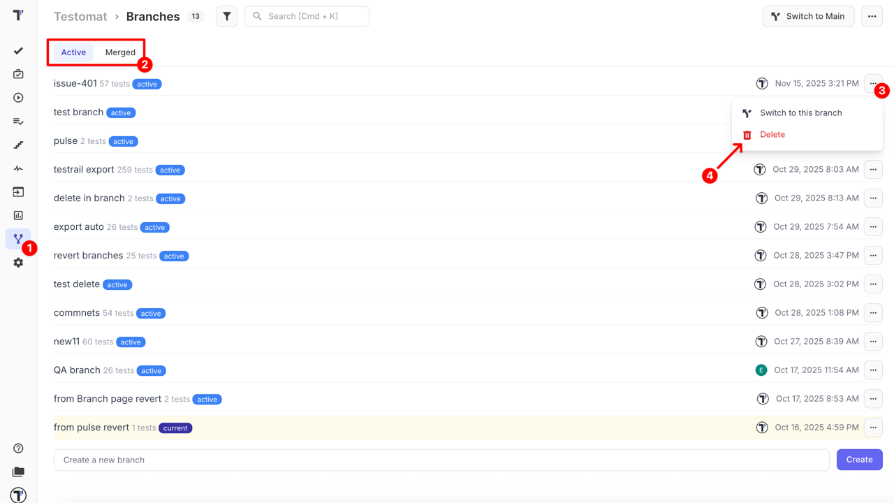 Delete single button