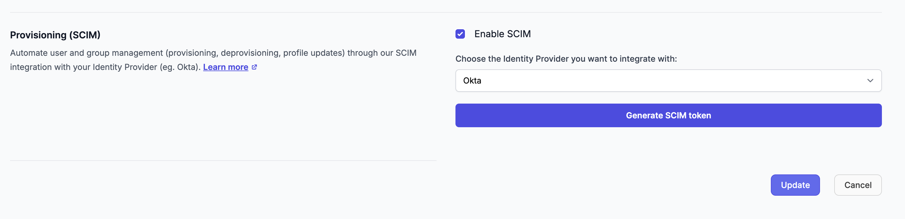 Testomatio - Enable SCIM